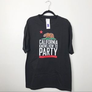 NWT True T-shirt California Knows How to Party